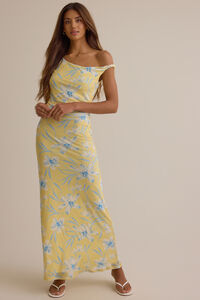 Zari Floral Ruched Maxi Dress - Altar'd State