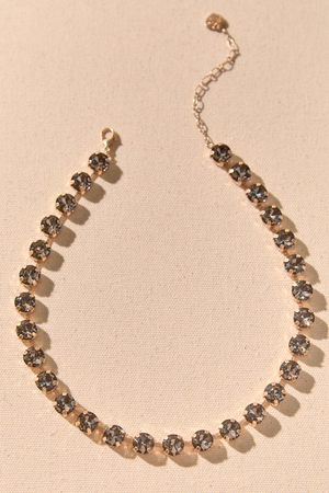 Midnight Glamour Crystal Necklace - Altar'd State - 