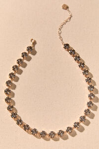 Midnight Glamour Crystal Necklace Detail 2 - Altar'd State