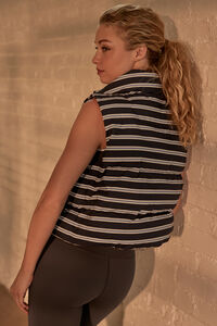 Stripe Circuit Puff Vest Detail 5 - Altar'd State