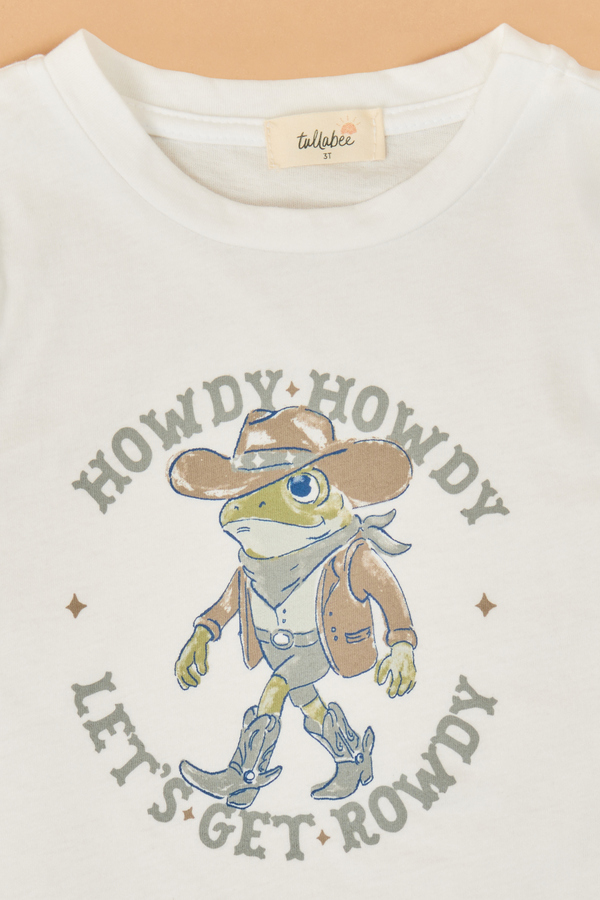 Howdy Rowdy Frog Tee Detail 4 - Altar'd State