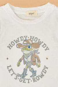 Howdy Rowdy Frog Tee Detail 4 - Altar'd State