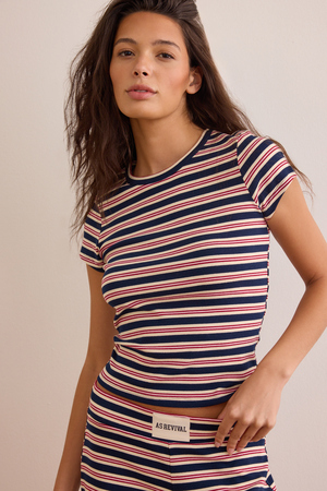 Classic Coast Stripe Top - Altar'd State - 