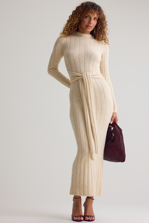 Maura Turtleneck Sweater Dress - Altar'd State - 