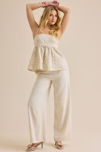 Natalie Linen Pants Detail 6 - Altar'd State
