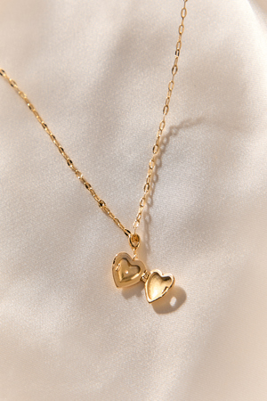 The Water Proof Collection Heart Locket Necklace - Altar'd State