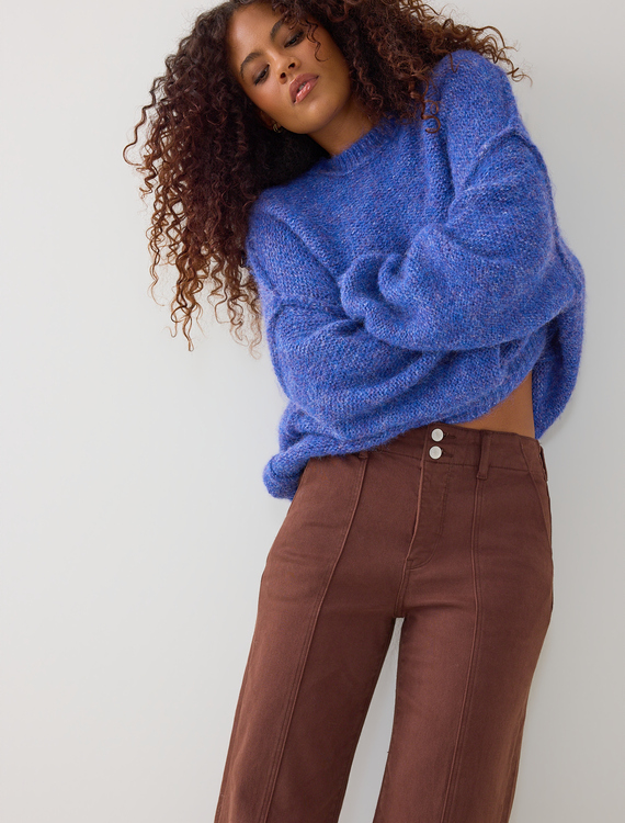 Jessie Double Button Trouser Jean Detail 2 - Altar'd State
