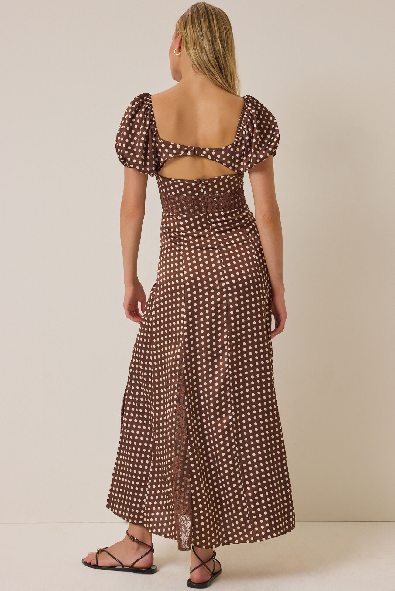 London Satin Maxi Dress