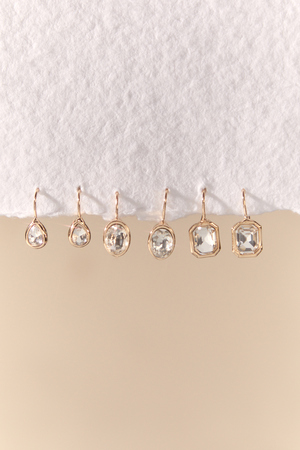 Fish Hook Bezel Earrings 3 Pack - Altar'd State - 