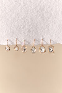 Fish Hook Bezel Earrings 3 Pack - Altar'd State