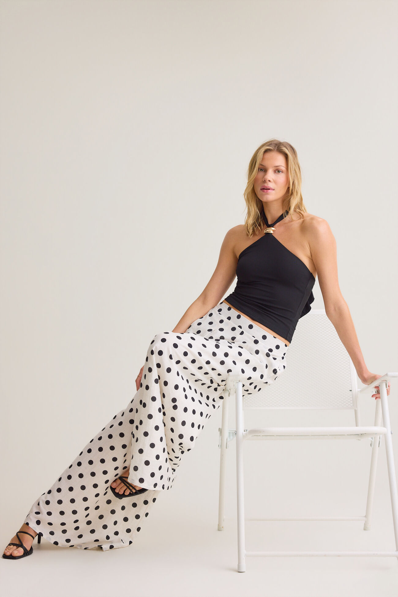 Veda Polka Dot Trouser Pants