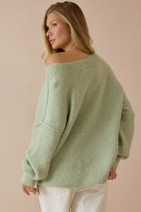 Candace V-Neck Tunic Sweater Detail 3 - Altar'd State