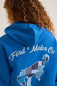 Ford Bronco Patchwork Graphic Hoodie Detail 6 - Altar'd State