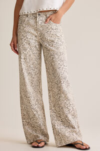 Shayleigh Leopard Barrel Pant Detail 3 - Altar'd State