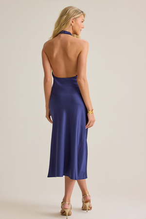 Maggie Satin Midi Dress - Altar'd State