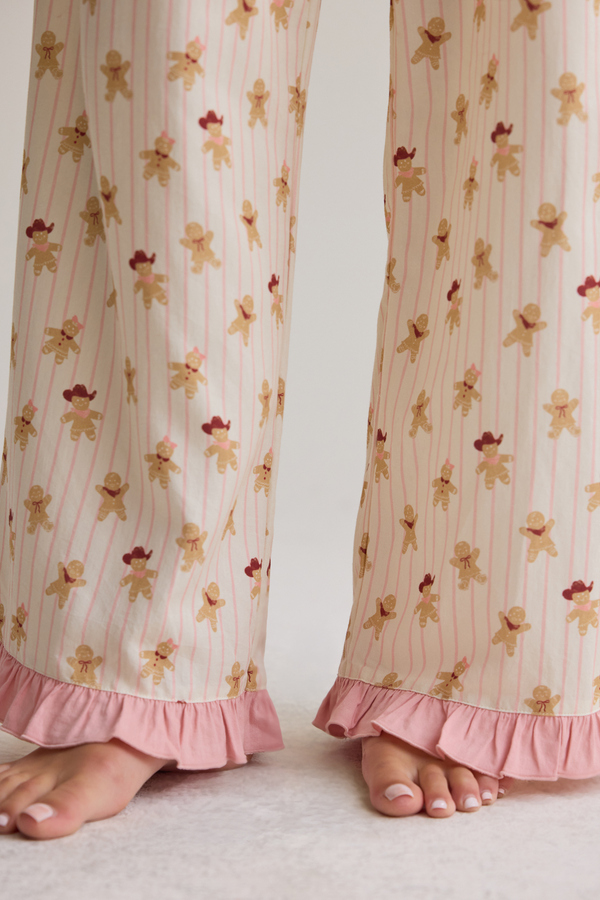 Happy Y'allidays Mama Pajama Pants Detail 5 - Altar'd State
