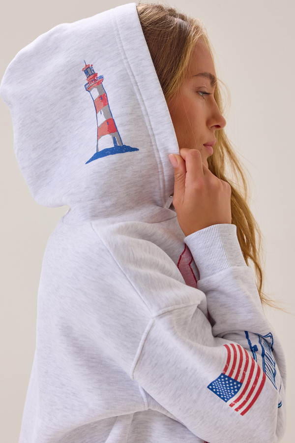 Locals Only Fleece Hoodie Detail 3 - Altar'd State
