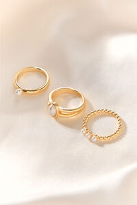 Waterproof Pearl Ring Set 3 Pack Detail 2 - Altar'd State