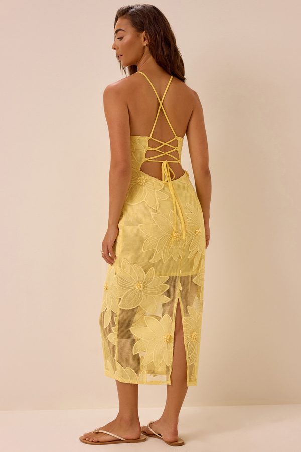 Makenzie Midi Dress Detail 5 - Altar'd State