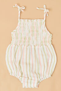 Eve Stripe Smocked Gauze Bubble Detail 2 - Altar'd State