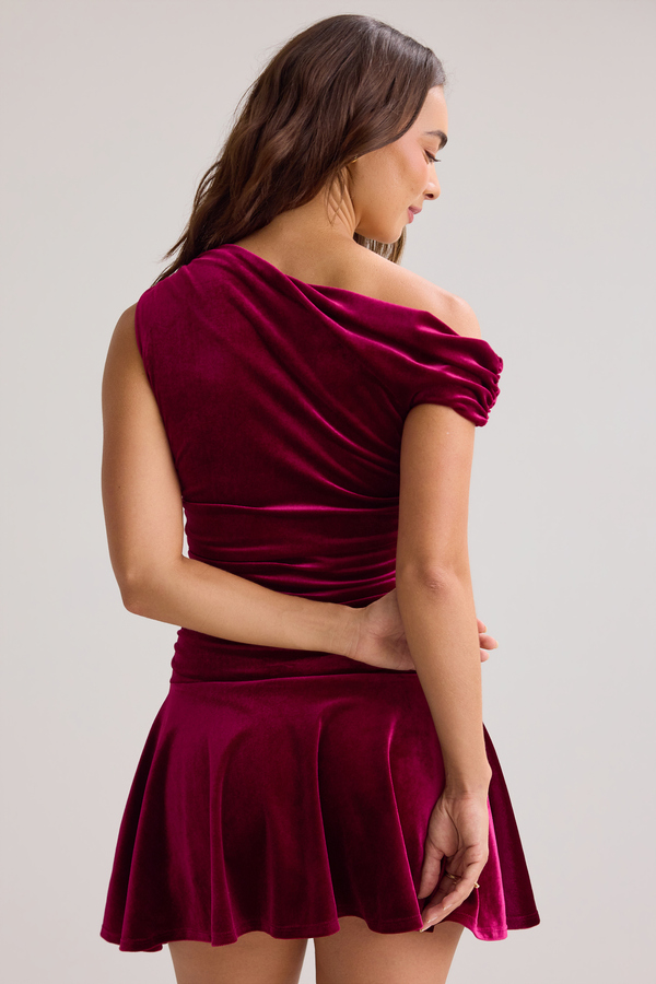 Ramona Velvet Mini Dress Detail 4 - Altar'd State