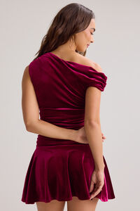 Ramona Velvet Mini Dress Detail 4 - Altar'd State