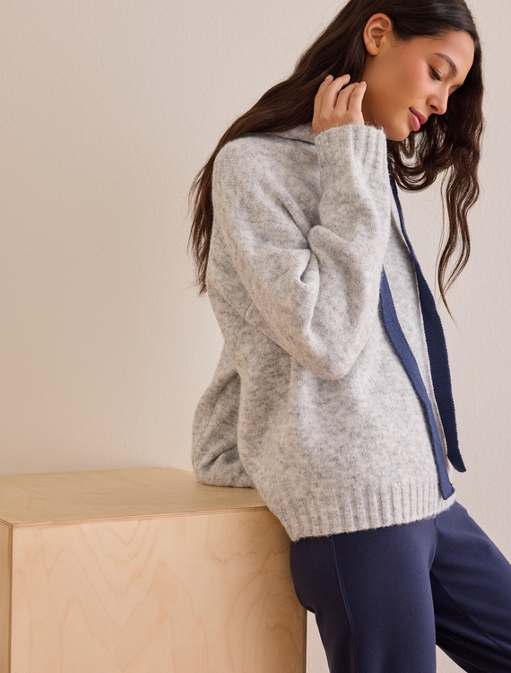 Harbor Hooded Sweater Detail 3 - Altar'd State