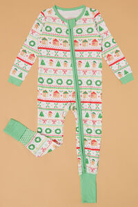 Gingerbread Fair Isle Romper Detail 2 - Altar'd State