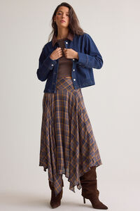 Amora Suede Denim Jacket - Altar'd State
