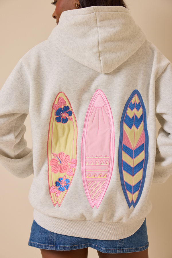 Morgan Chasing Waves Embroidered Hoodie Detail 6 - Altar'd State