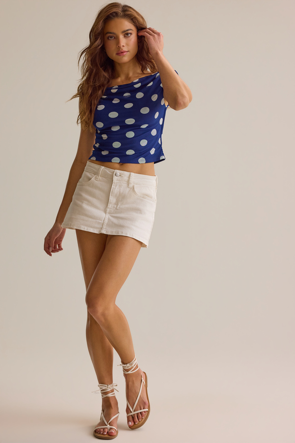 Nola Off-Shoulder Dot Top Detail 2 - Altar'd State
