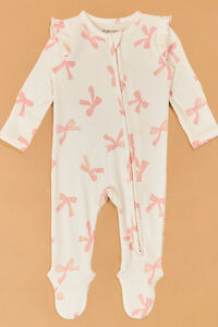 Pretty Bows Ruffle Footie - Altar'd State
