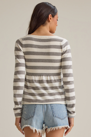 Miriam Stripe Babydoll Top - Altar'd State - 