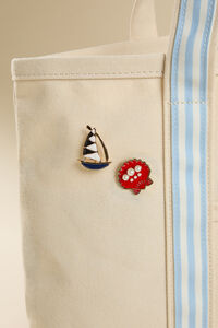 Lobster Canvas Tote Bag Detail 4 - Altar'd State
