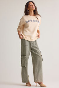 Boy Mom Camo Sweatshirt Detail 3 - Altar'd State