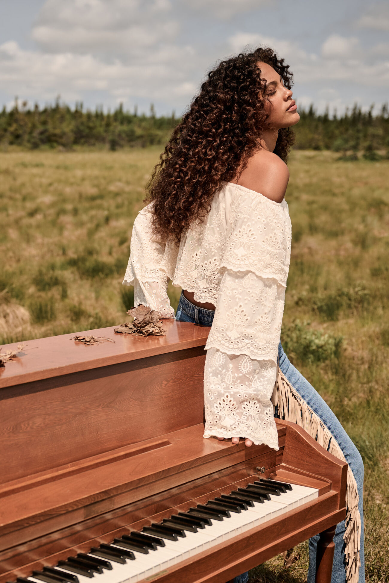 Trinity Eyelet Top