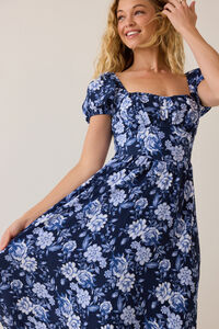 Marta Floral Maxi Dress Detail 2 - Altar'd State