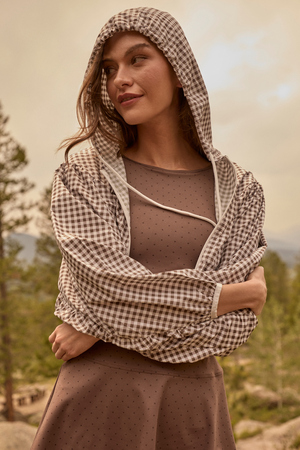 Gingham Lightweight Jacket - Altar'd State - 
