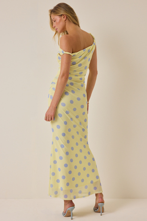 Melany Polka Dot Maxi Dress - Altar'd State - 