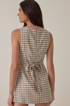 Francesca Plaid Romper - Altar'd State - 