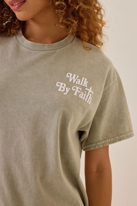 Walk By Faith Oversized Tee Detail 3 - Altar'd State