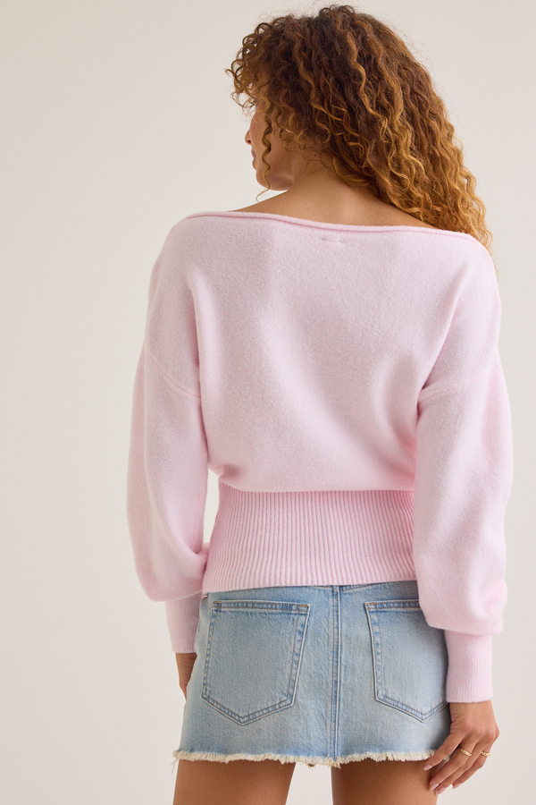Marisol Boatneck Sweater Detail 4 - Altar'd State