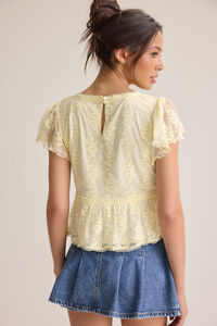 Libby Embroidered Babydoll Top Detail 5 - Altar'd State