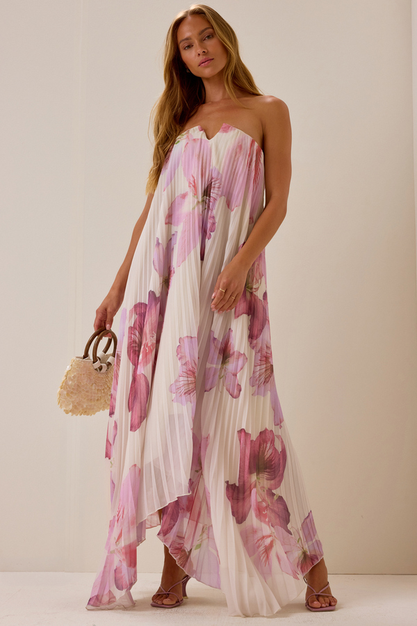 Keira Floral Maxi Dress Detail 2 - Altar'd State