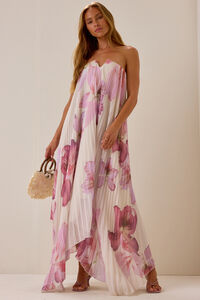Keira Floral Maxi Dress Detail 2 - Altar'd State