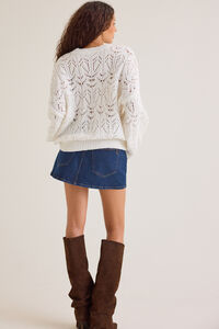 Fia Oversized Pointelle Crew Detail 5 - Altar'd State