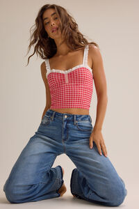 Zoey Gingham Cami - Altar'd State