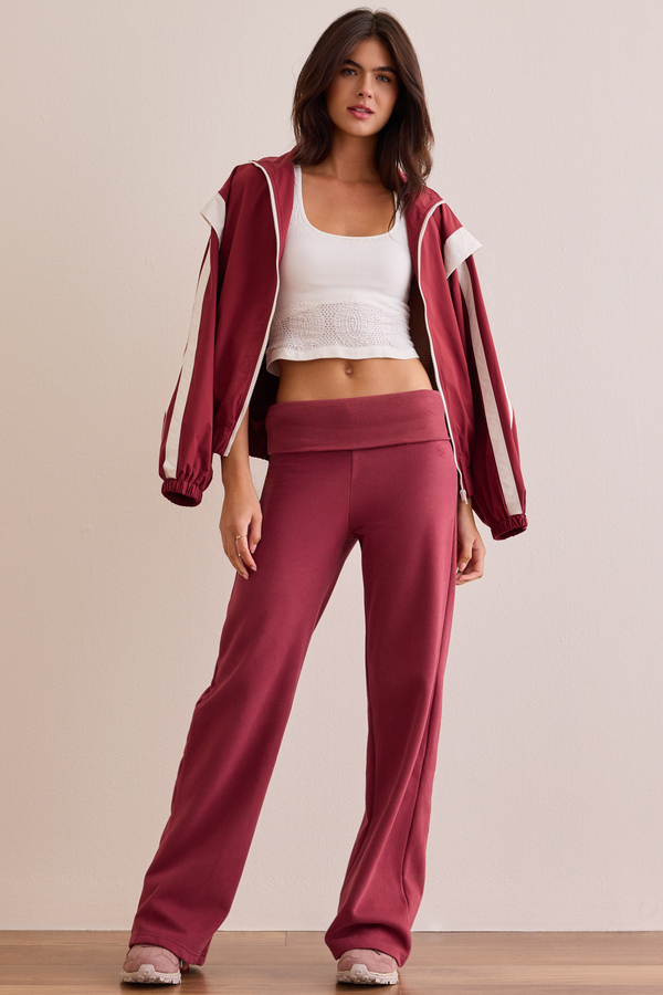 Go With Your Flow Foldover Pant - Altar'd State