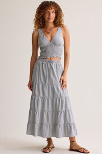Betty Gingham Maxi Skirt - Altar'd State