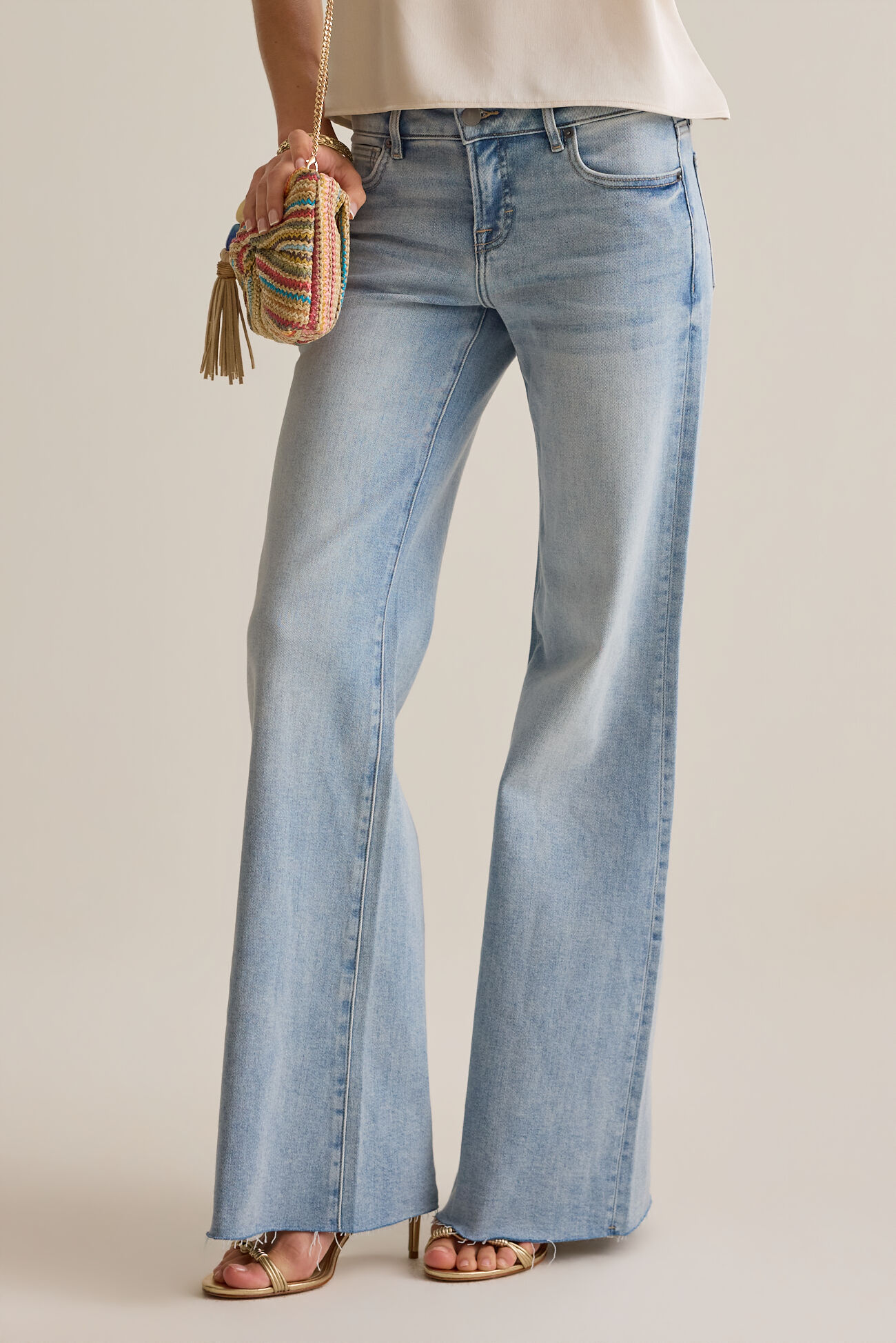 Lucie Low Rise Relaxed Flare Jeans